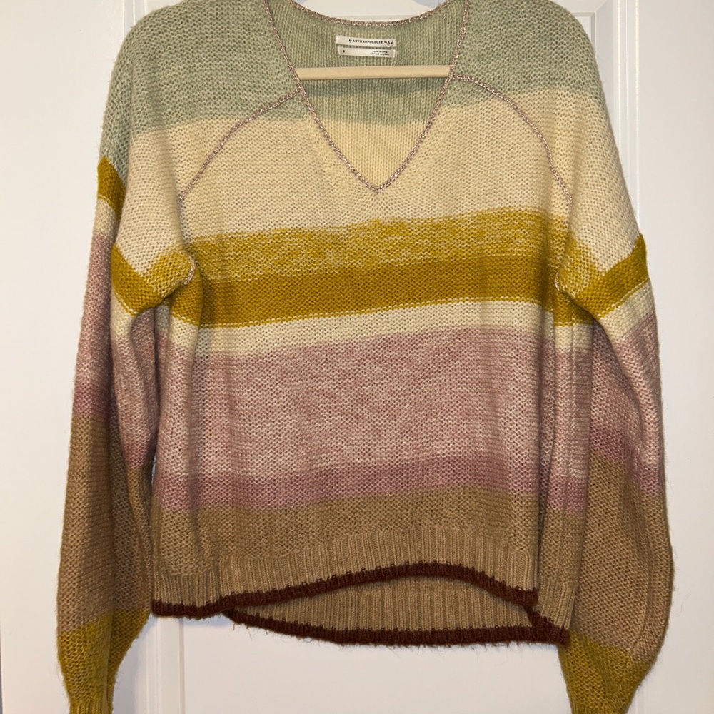 V-neck Anthropologie sweater
